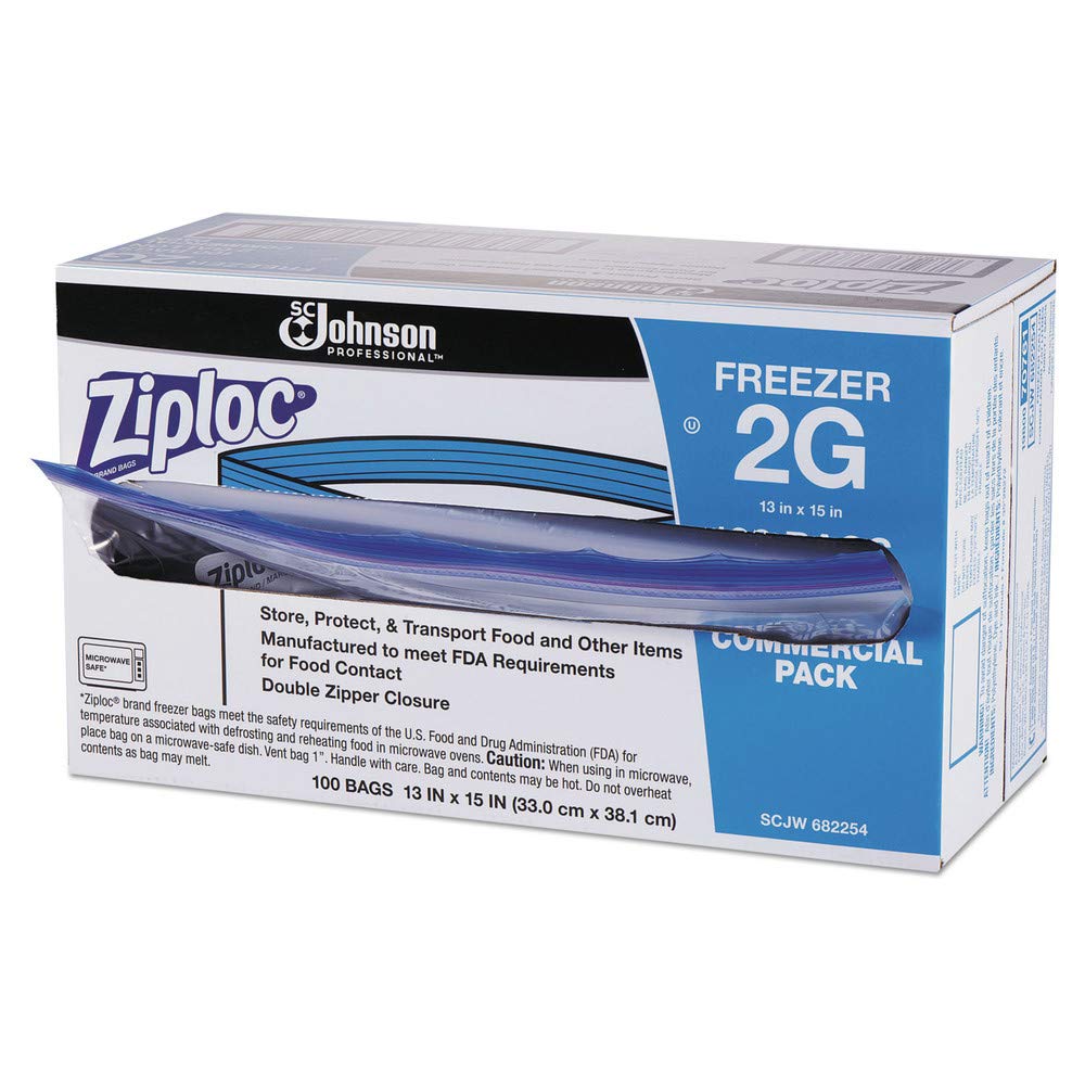 Amazon.com: Ziploc 682254 Commercial Resealable Freezer Bag